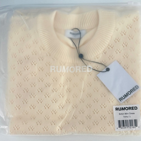 Rumored Cream Mini Dress - Picture 5 of 5